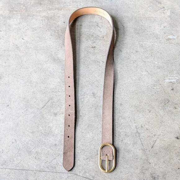 J. Crew Suede Belt in Zinc Brown size XS - Picture 6 of 6